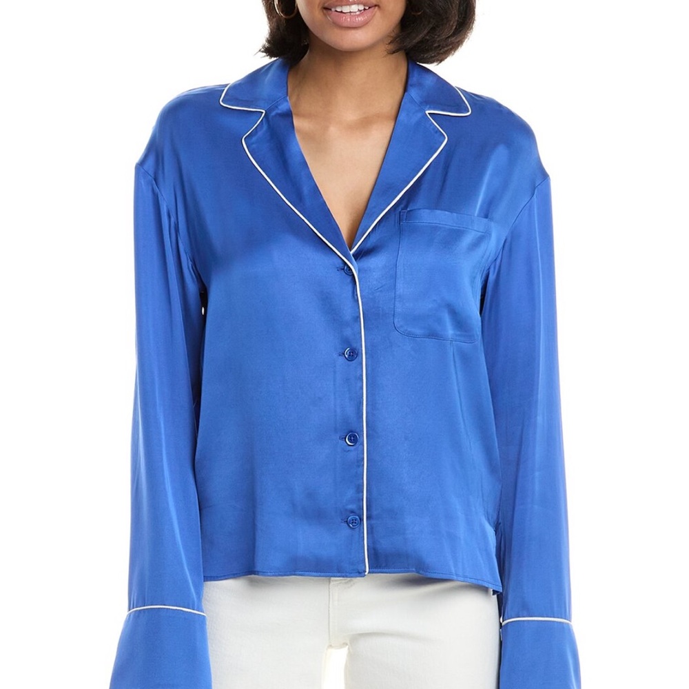NWT Equipment Shalom Pajama Shirt - Picture 4 of 12